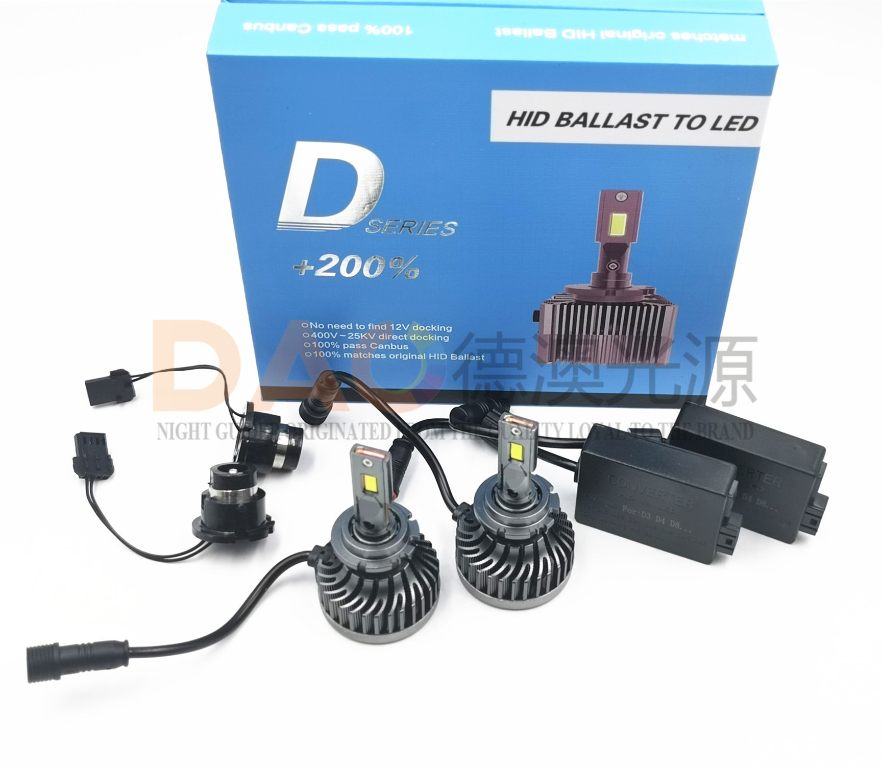 DAO NEW HID M10 M11 M13 LED to HID OEM Ballast D1S D1R D1C D3R D3C D3S Car LED Headlight CANBUS FUNCTION