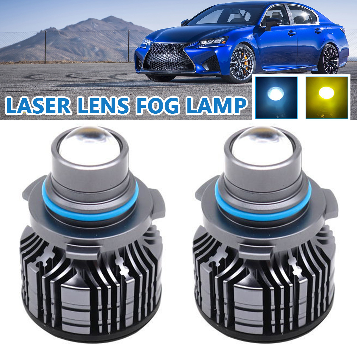 DAO Factory Car Fog Light H11 H8 H9 9005 HB3 9006 HB4 H7 50W 2400Lm For Auto Lighting System 6000k Led Fog Light Bulb For Car