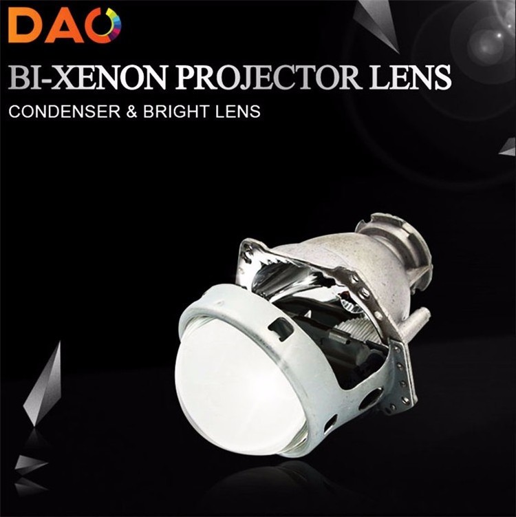 DAO Bulb For Car Super Bright 3.0 Inch Car Headlight HID Bi-xenon Projector Lens High Low Beam D1s D2s D2H Bulb Car Accessories