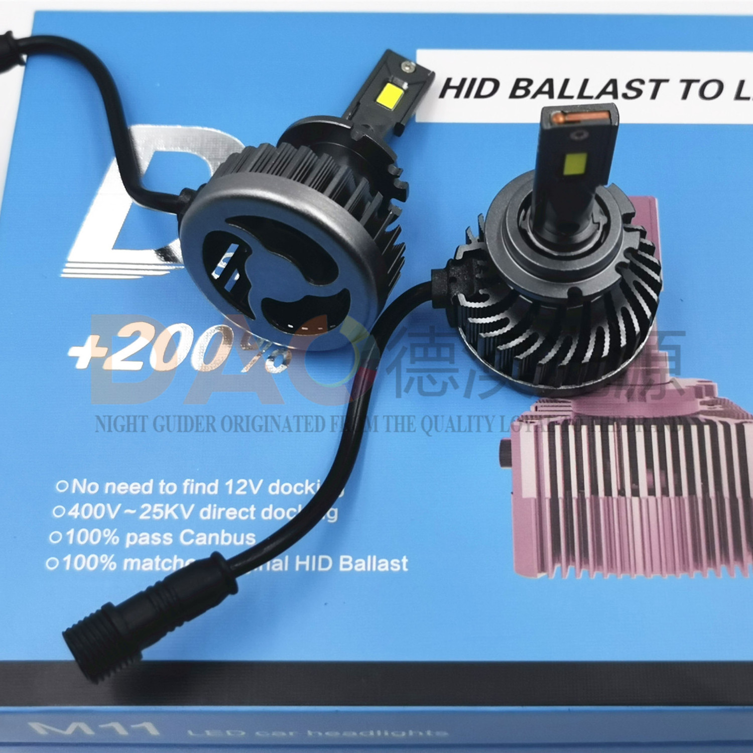 DAO NEW HID M10 M11 M13 LED to HID OEM Ballast D1S D1R D1C D3R D3C D3S Car LED Headlight CANBUS FUNCTION