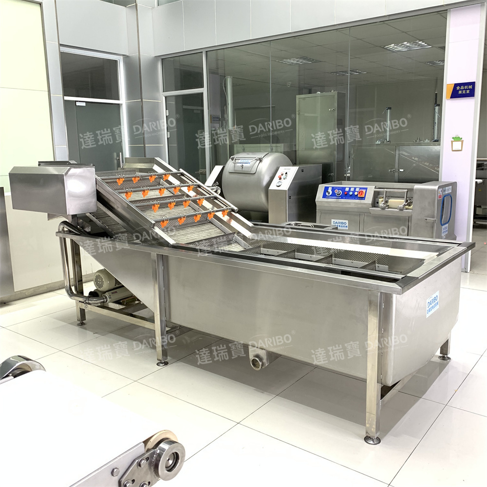 Automatic Air Bubble Fruits Lettuce Green Corn Onion Tomato Leaf Vegetable Washing Machine Line Price With Drying Machine