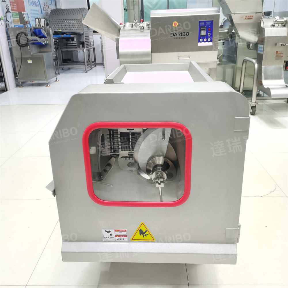 Industrial Chicken Beak Cutter Machine Dicing Machine Frozen Pork Meat Cube Chopper