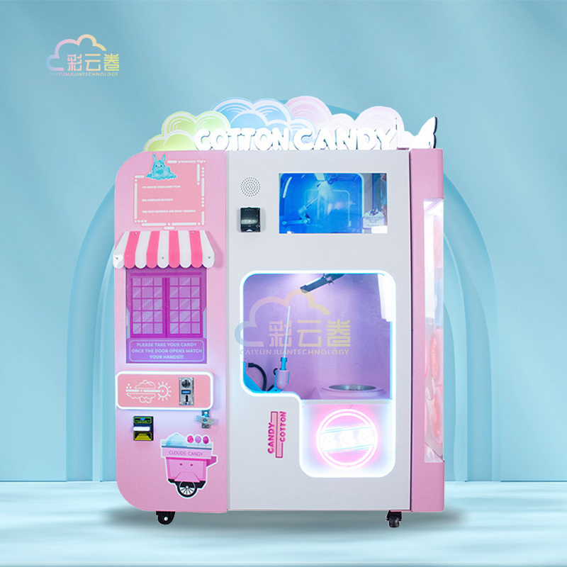 Custom Cotton Candy Machine Automatic Solutions Cotton Candy Self Service Machine Manufacturer