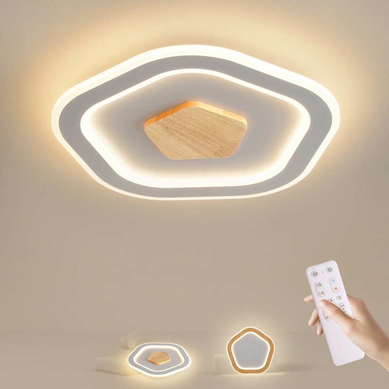 LED Ceiling Lamp For Children's Room Bedroom Modern Dimmable Lighting Fixtures Creative Child Rose Ceiling Lamps