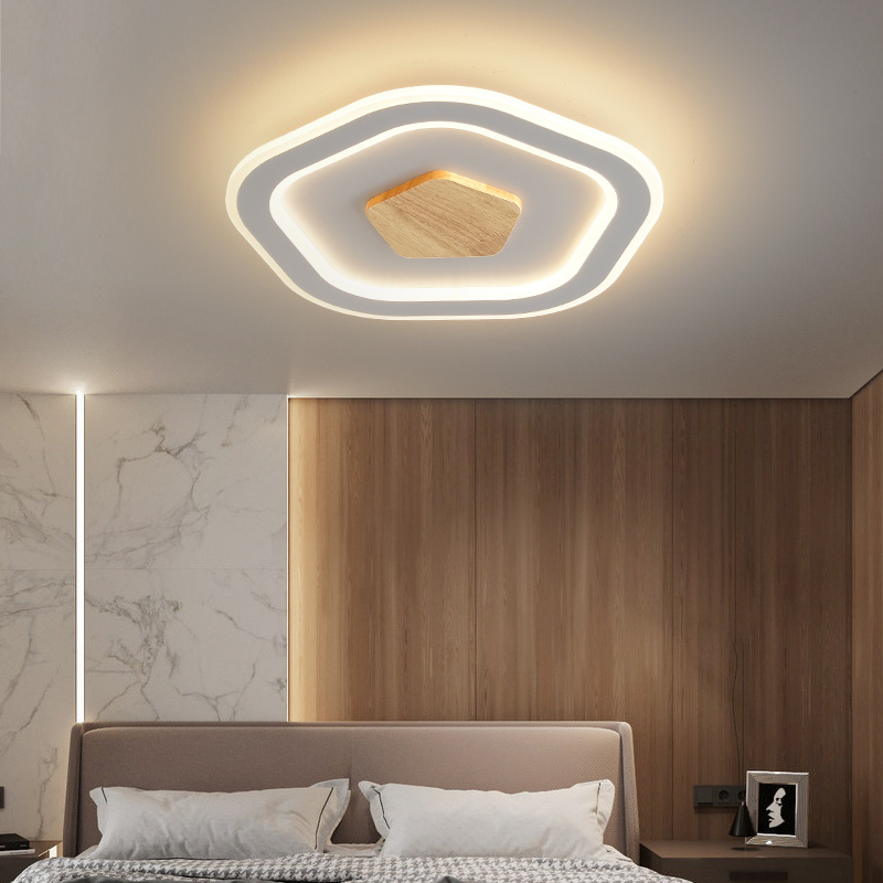 LED Ceiling Lamp For Children's Room Bedroom Modern Dimmable Lighting Fixtures Creative Child Rose Ceiling Lamps