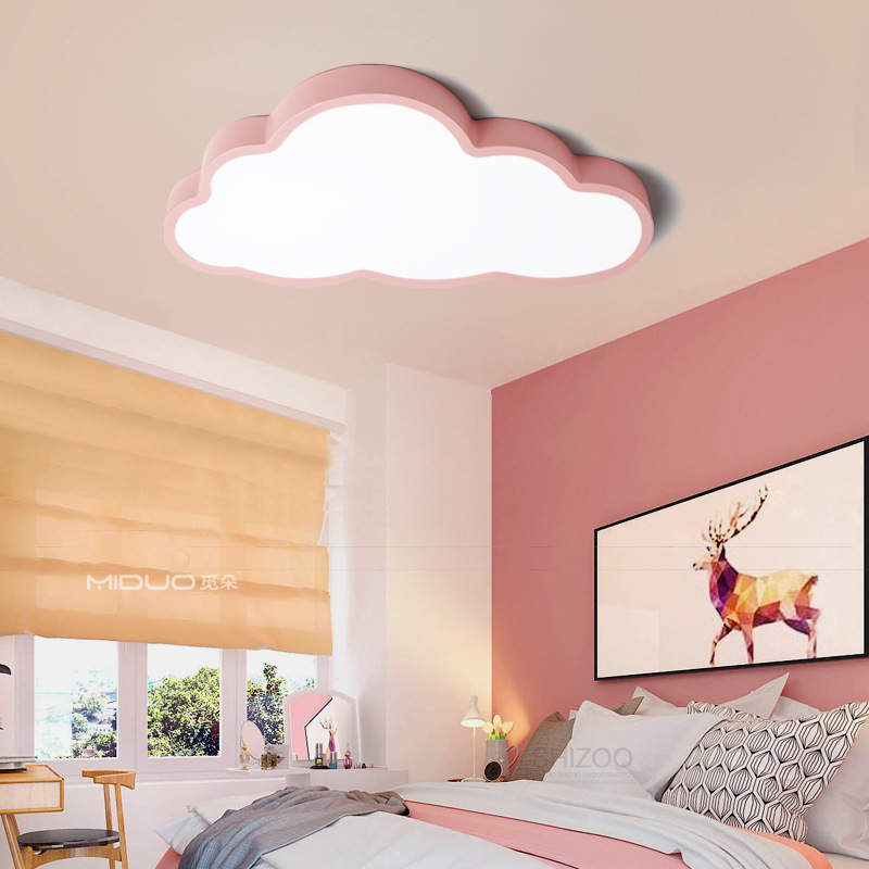 Modern Cloud Shaped Smart Remote Control Ceiling Light Wholesale Decorative Indoor PMMA Surface Mounted Ceiling Led Lamps