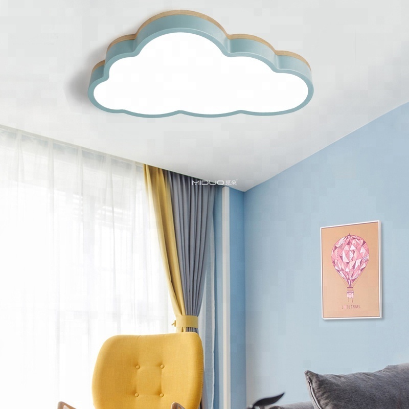 Contemporary New Design Macaroon multiple colour Cloud Ceiling Light Children's room Living Room Ceiling Lamp