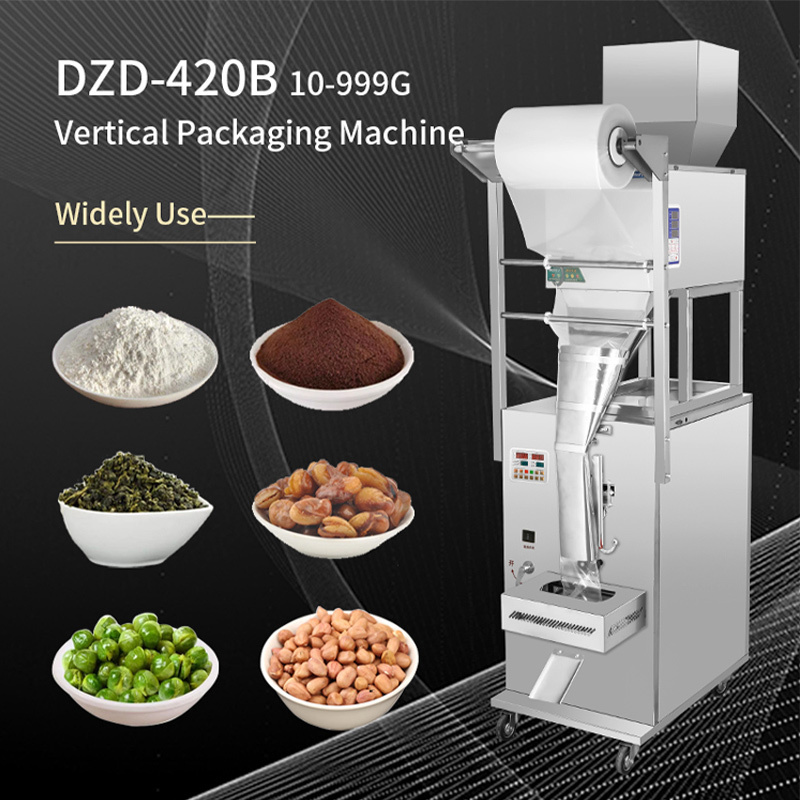 DZD-420B VFFS Multi-function 1000g Dry Powder Spice Sugar Tea Peanut Kernel Packaging Machine