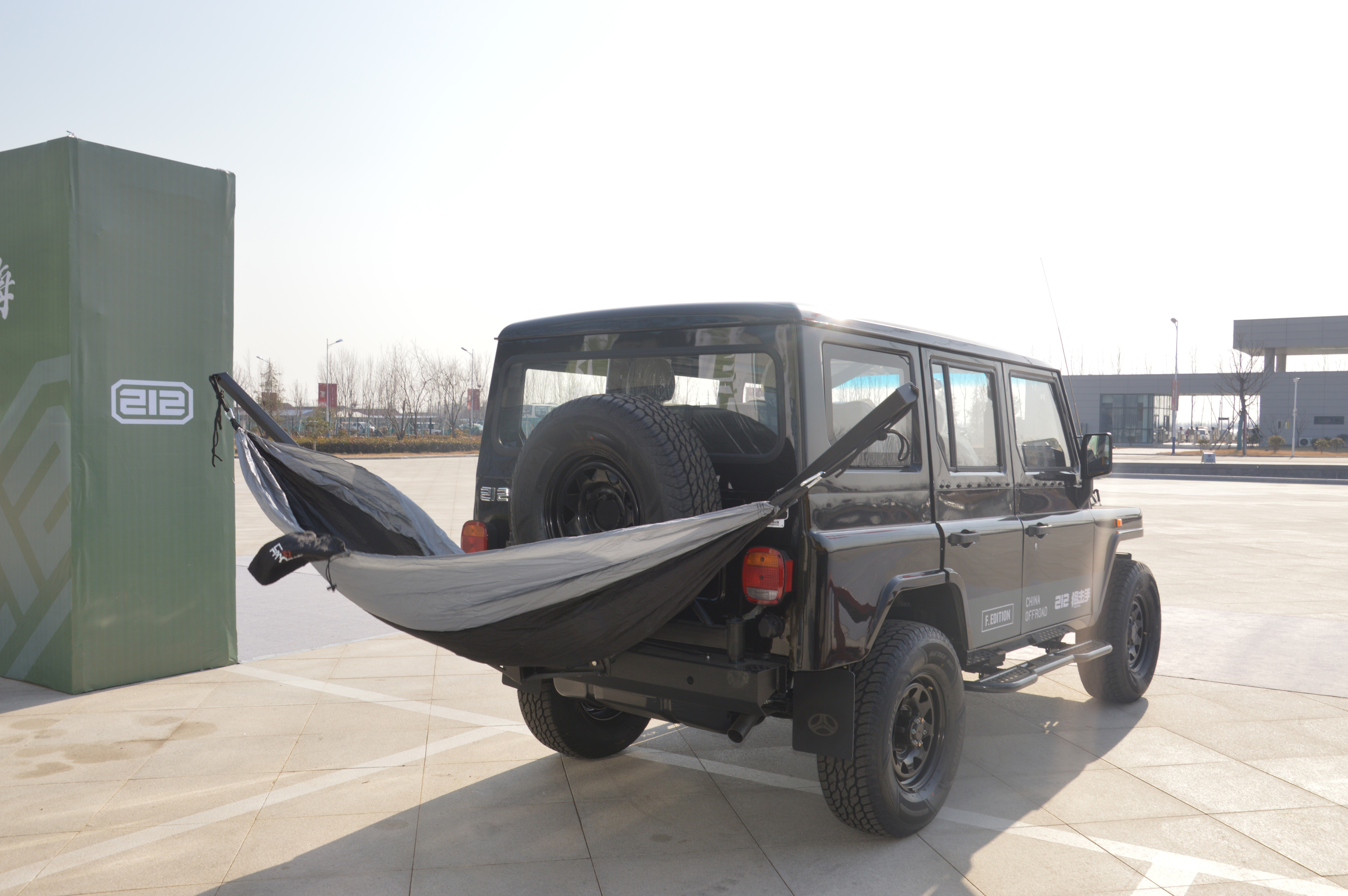 New Design Camping Hammock Rack for All car Off-Road Vehicle Trailer Bar Hammock Kits 250kg Hitch Hammock