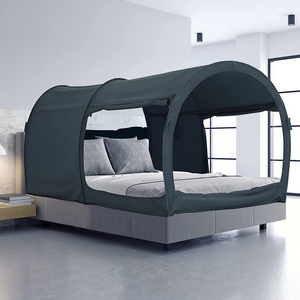 Bed Top Shade Cabin Indoor Privacy Warm Breathable Pop Up Single Bed Tent Sizes for Kids Adults