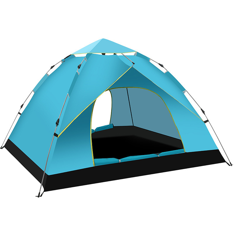 Outdoor camping tent 2-3-4 people automatic tent quick opening sunscreen camping tent customization