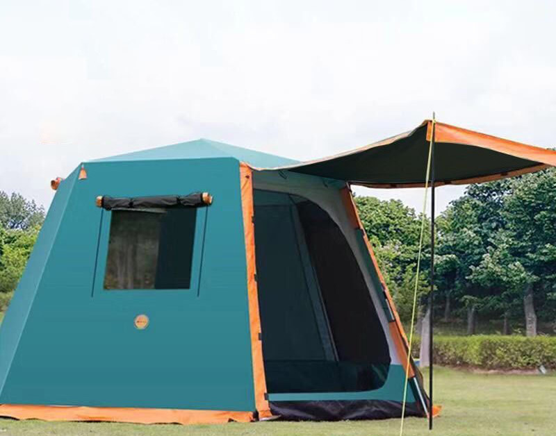 2022 Factory direct sales 3-4-5-6 person fully automatic camping tent Camping supplies double rainproof camping tent