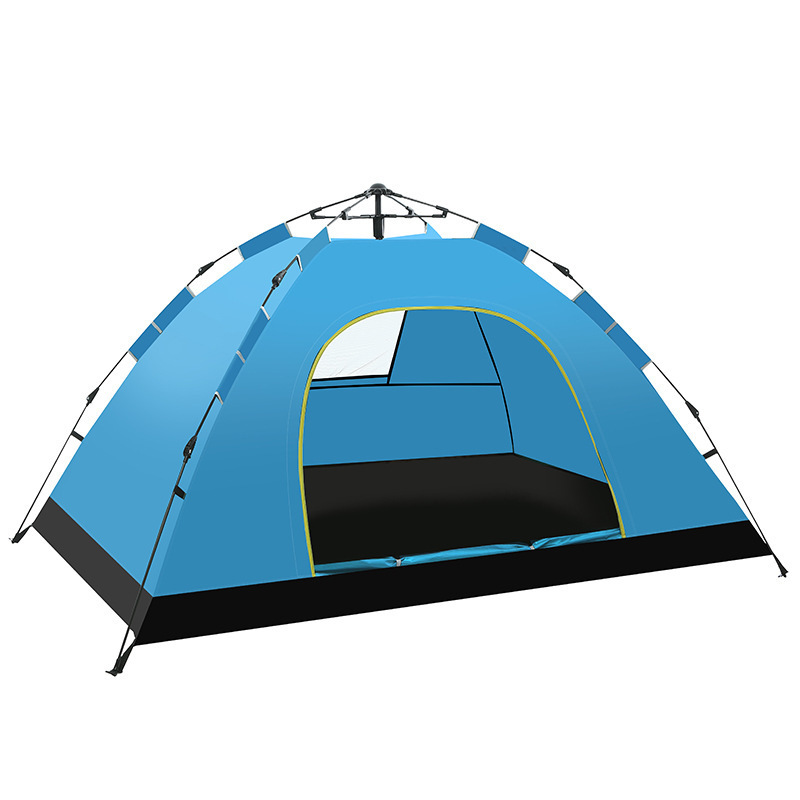 Outdoor camping tent 2-3-4 people automatic tent quick opening sunscreen camping tent customization