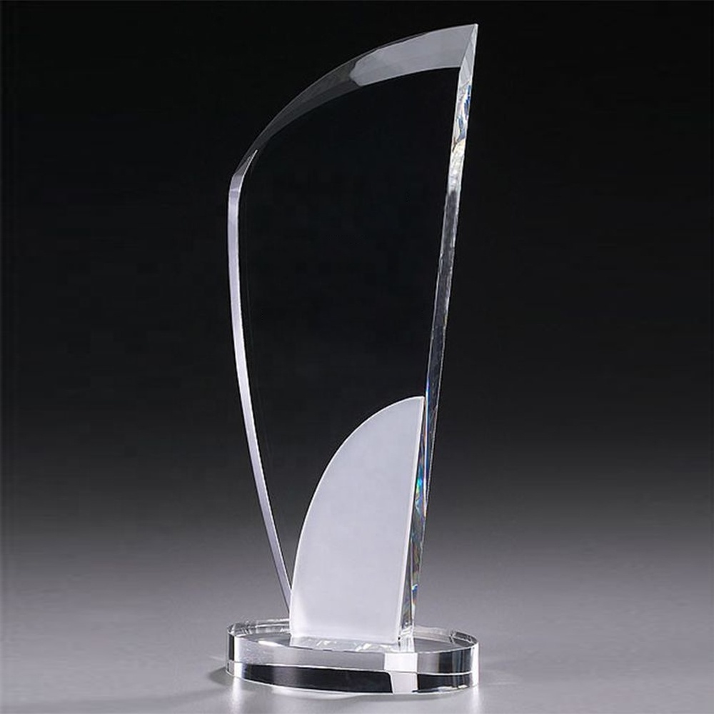 Cheap wholesale Blank acrylic award trophy Customized Shaped acrylic blank award