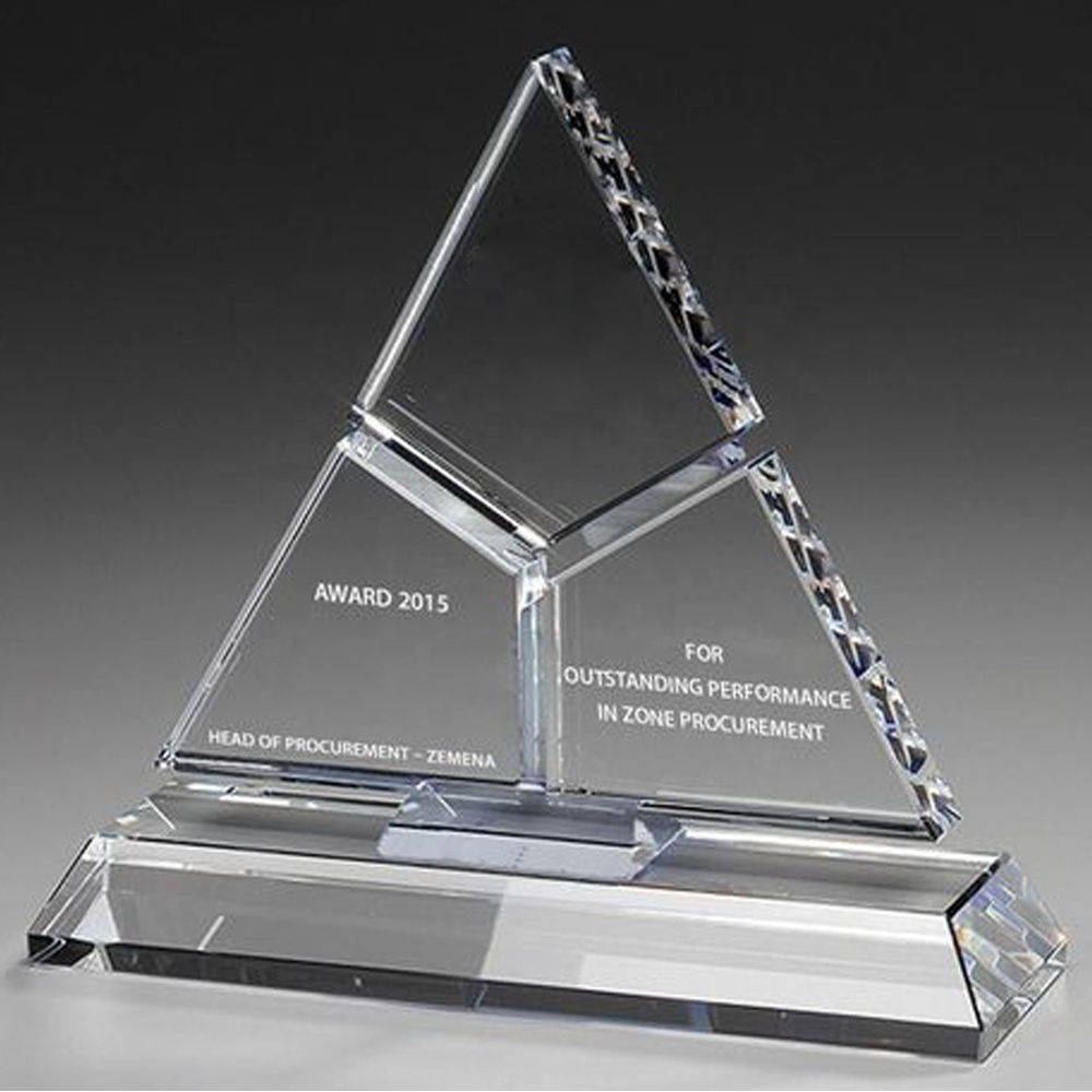 Cheap wholesale Blank acrylic award trophy Customized Shaped acrylic blank award