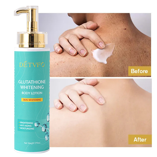 Korean natural moisturizing black skin body bleaching cream glutathion new face double inject body lotion