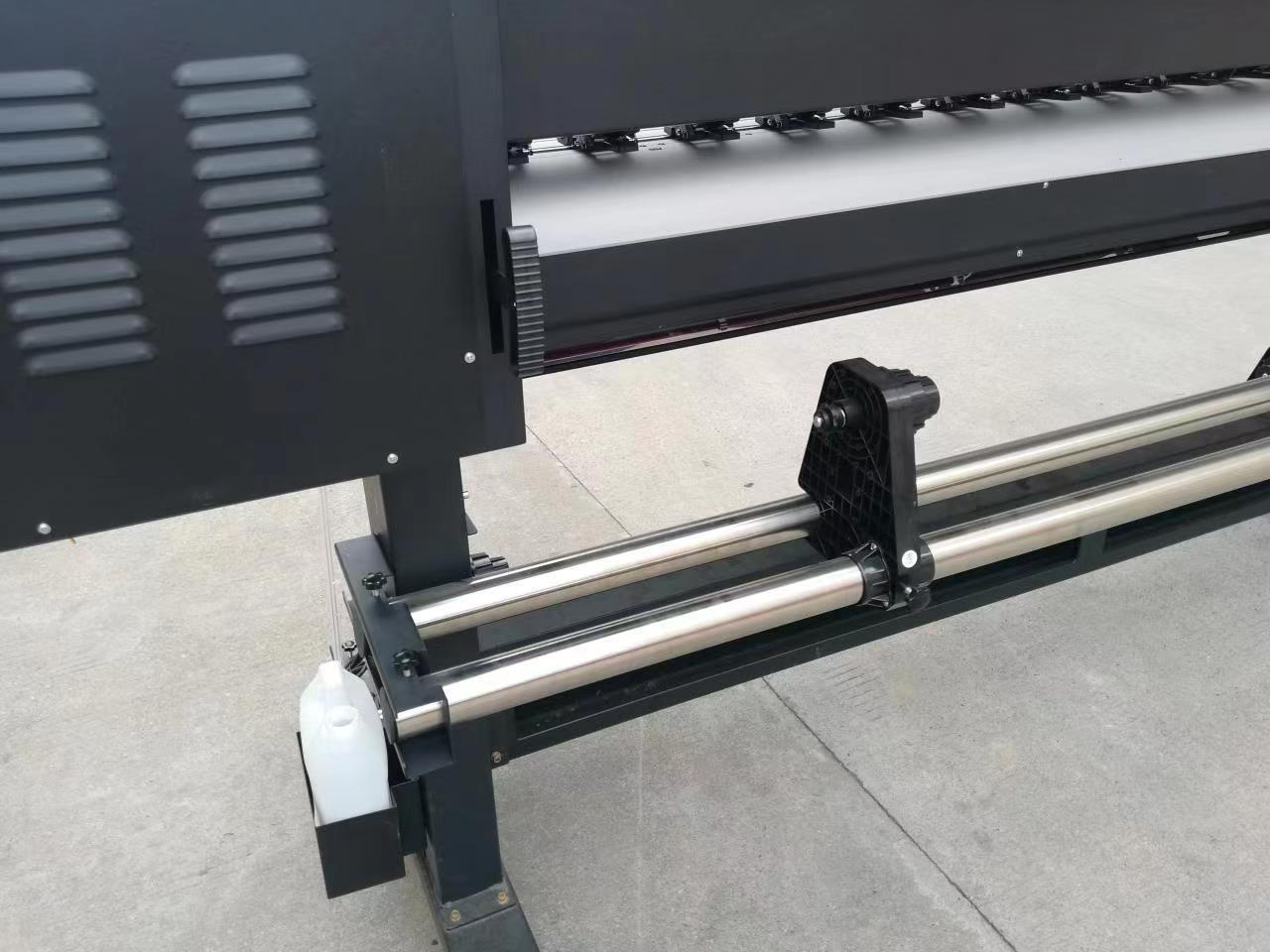 Cheap price 1.6m 1.8m large format printer i3200 xp600 head eco solvent printer wall paper leather printing machine