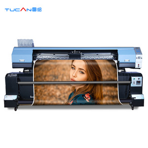 1.9m Direct to Garment Sublimation Double DX5 Head with Heater Textile Printer