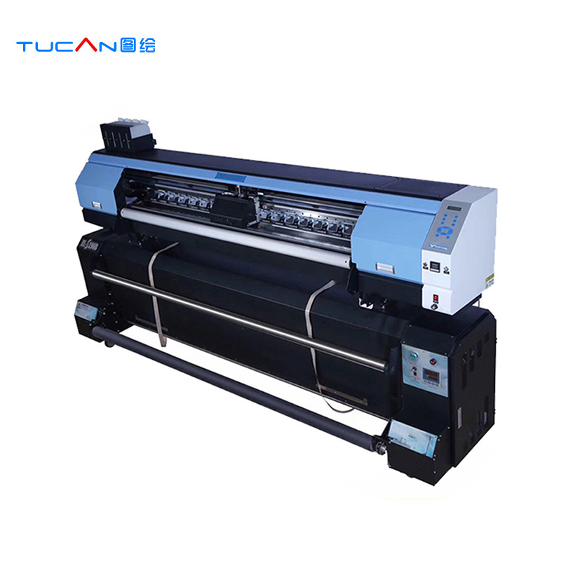 1.9m Direct to Garment Sublimation Double DX5 Head with Heater Textile Printer