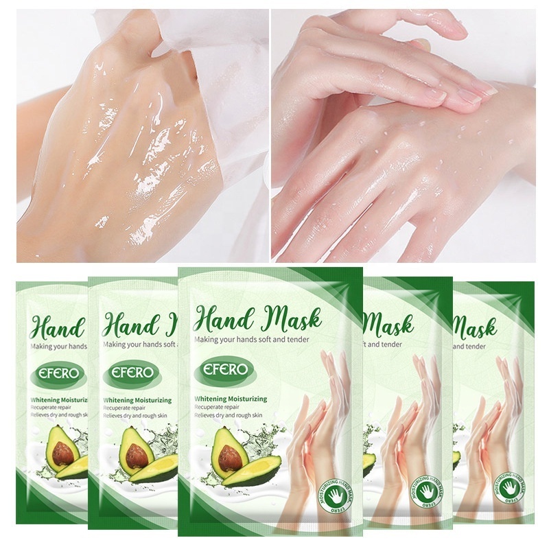 Hot Sale Organic Avocado Hand Gloves Natural Hands Moisturizing and Nourishing Exfoliating Mask Whitening Hand Care