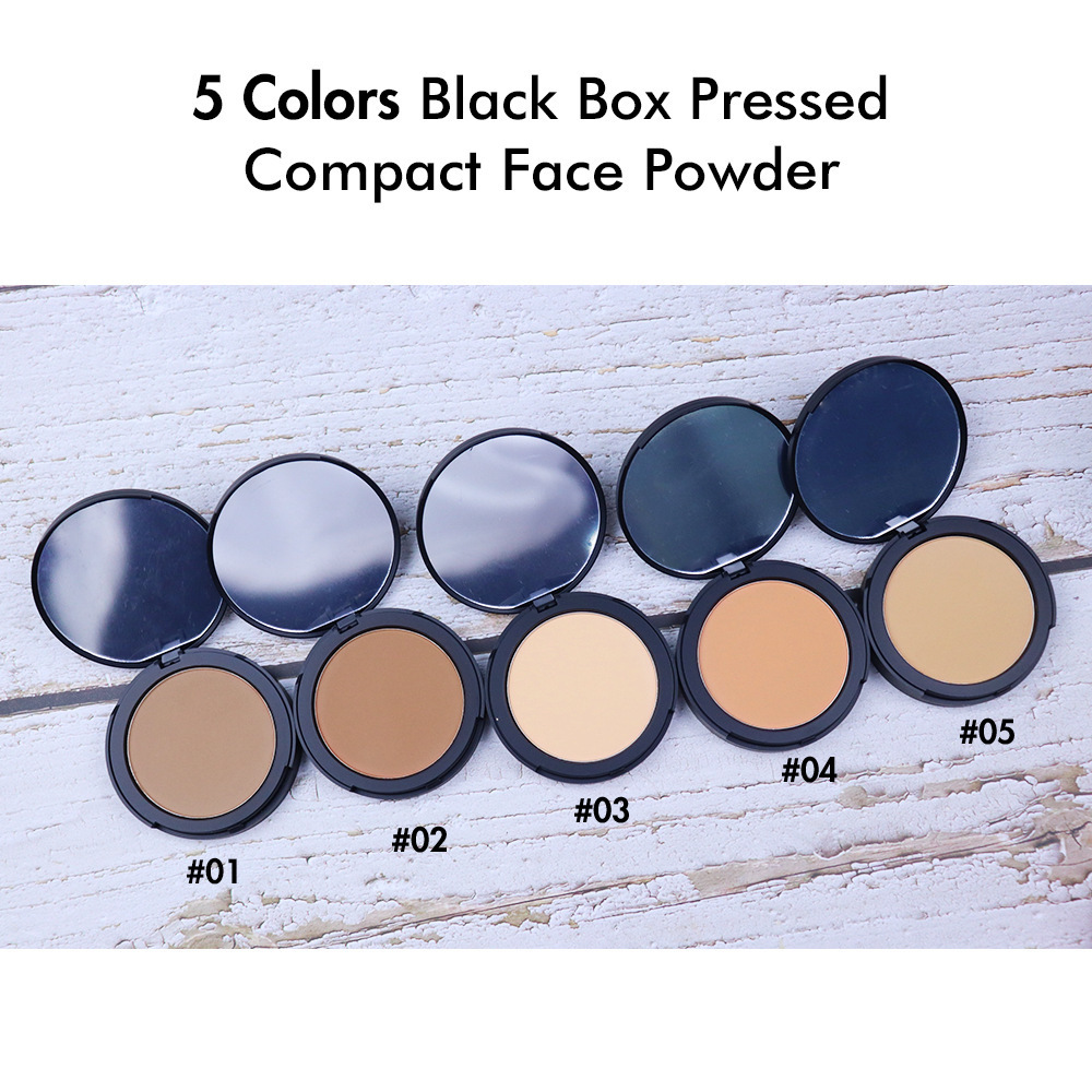 Oem Makeup Face Private Label Cosmetic Full Coverage Makeup Pressed Powder Oil Control Pressed Powder Foundation