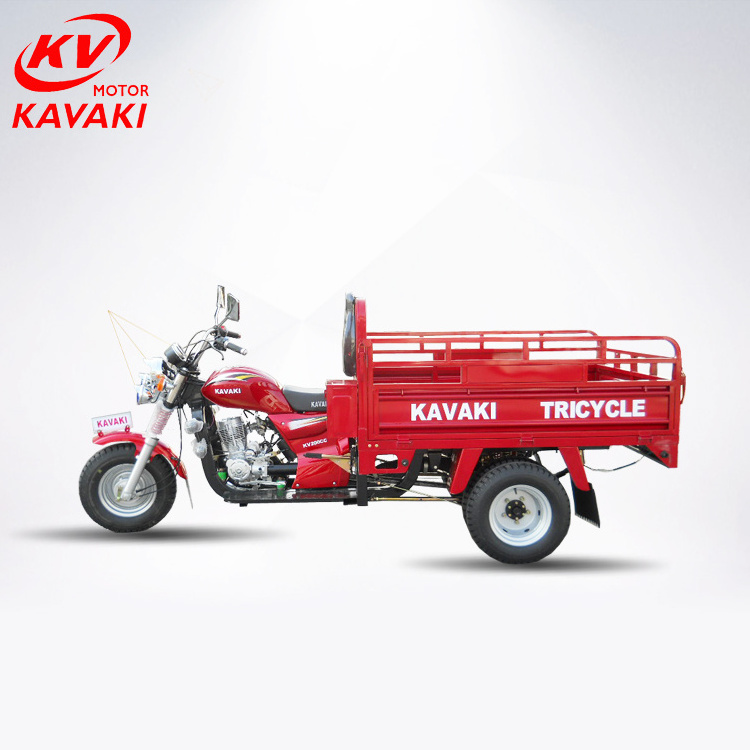 Kavaki motor five wheel cargo motorcycle china cargo tricycle 200cc heavy loading