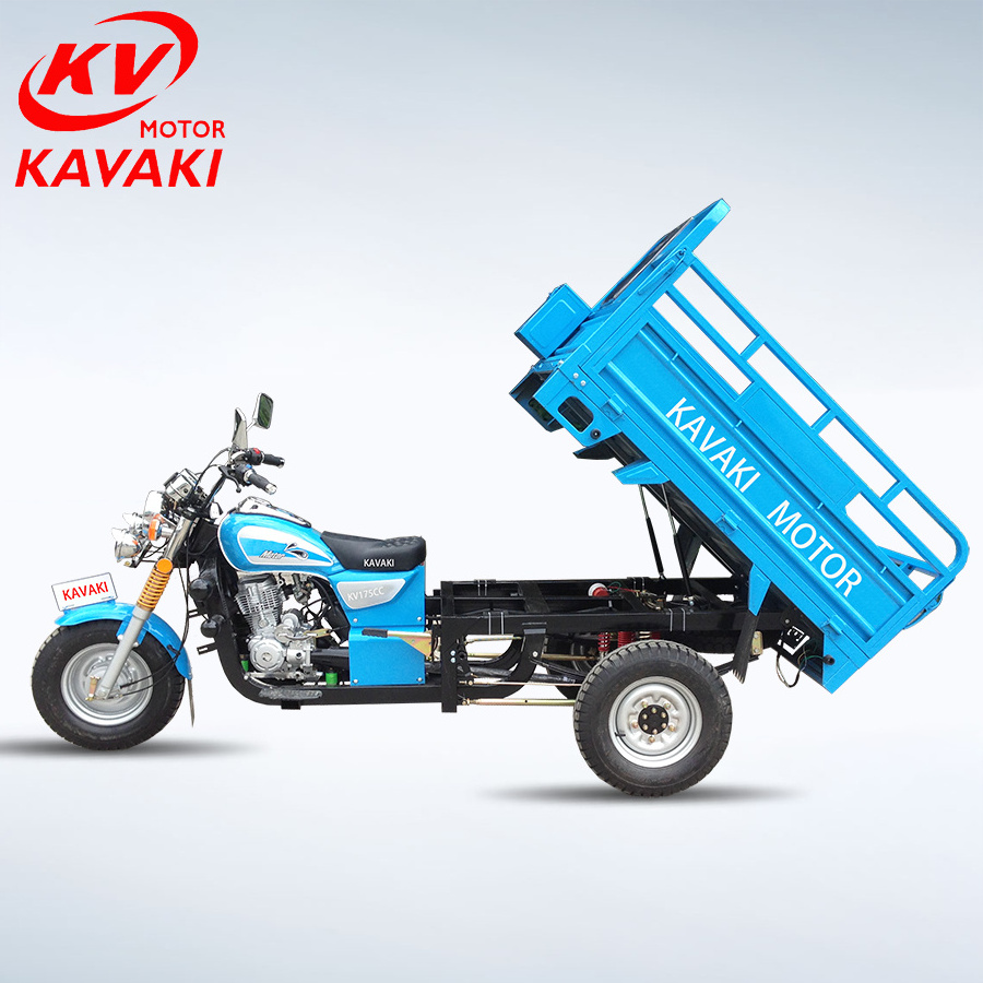 Open Body Good Bajaj Tricycle 150CC Farming Trike Motorcycle Tipper Sale Price