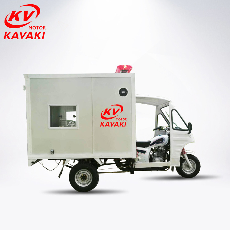 Guangzhou KAVAKI Ambulance Tricycle Three Wheel Motorcycle 250cc Closed Type