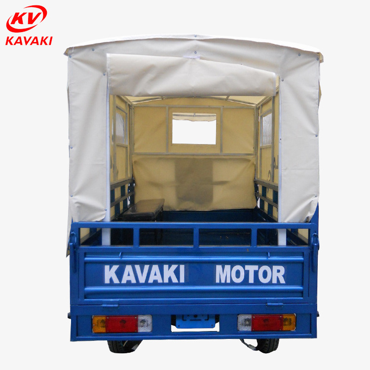 Chinese motor factory custom passenger ambulance 3 wheeler gas tricycle