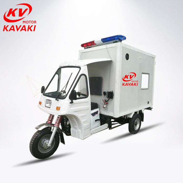 Guangzhou KAVAKI Ambulance Tricycle Three Wheel Motorcycle 250cc Closed Type