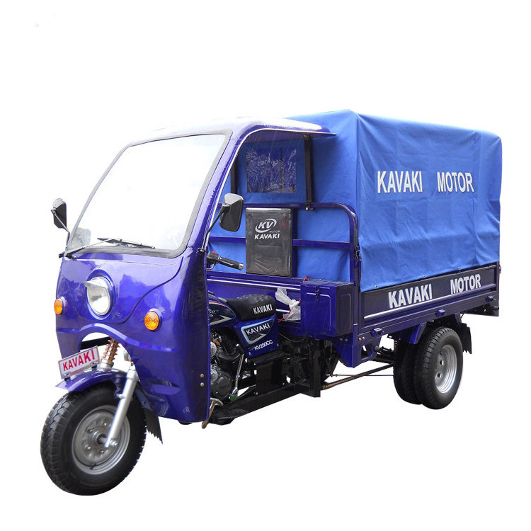 250cc Gasoline Strong Body Big Wheel Motorcycle five Wheel Farm Vehicles Cargo Loading Motor Tricycle