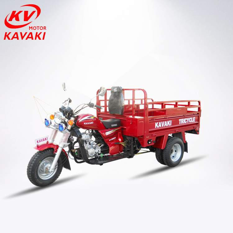 Kavaki motor five wheel cargo motorcycle china cargo tricycle 200cc heavy loading