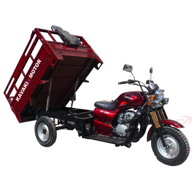 KAVAKI 200cc air cooled engine cargo chinese three wheel motorcycle