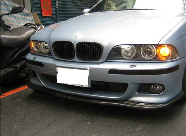 Auto Body Systems Front Bumper Lip Body Kit For BMW E39 M5 Touring Accessories Parts Bodykit With Carbon Fiber Front Splitter