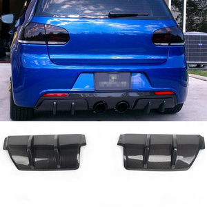 OEM Style Carbon Fiber Rear Diffuser For Vw Golf Mk6 Gti R Mk7 Mk7.5