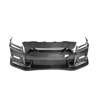 GTR35 Front Bumper Carbon Fiber Fits For Nissan GTR R35 2008-2021