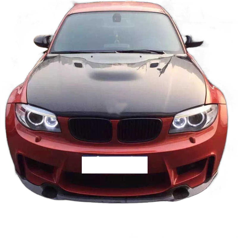 Carbon Fiber Front Engine Bonnet Hood Fit For BMW 1M E82 E87 1Series