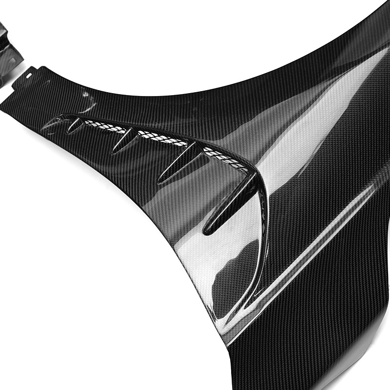 OEM Style Carbon Fiber Fibre Side Bumper Front Fender Vents For Honda Civic Gen 11 FL1 FE1 2022-2024