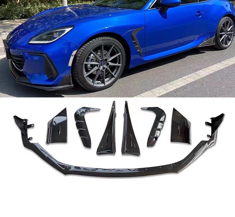 Carbon Fiber Front Lip Side Skirt Rear Diffuser Spoiler Wing Bonnet Hood Body Kit Fits For Subaru Wrx Sti Brz Gr86 2013-2022