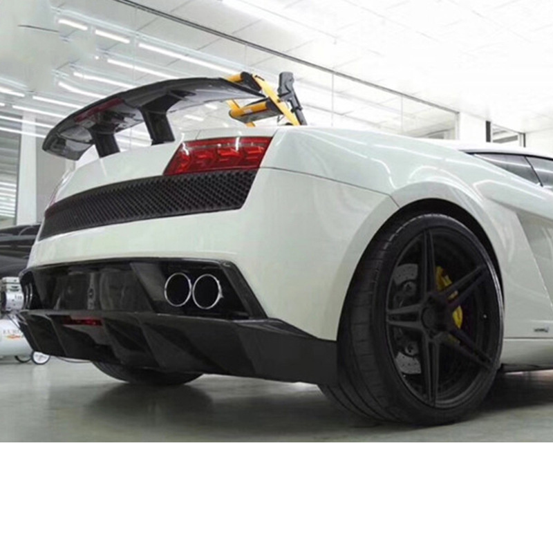 Carbon Fiber Bodykit Rear Bumper Diffuser Lip For Lamborghini Gallardo LP550 LP560 LP570 Body Kit