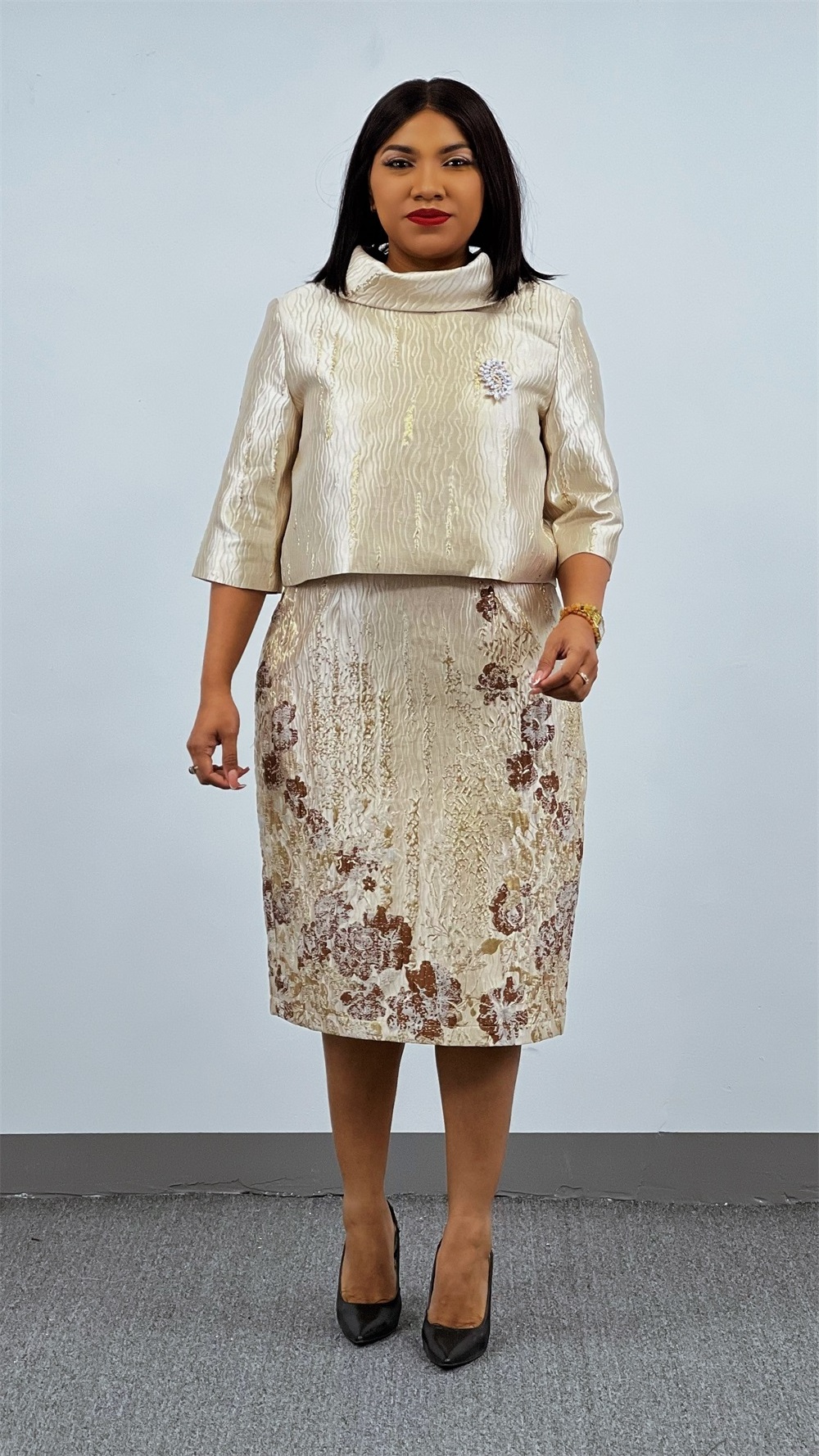 Wholesale Church Suit Black Womens Boutique Clothing Sets Plus Size Women's  Dress Suit Novelty Printing Dress Suit | BestSuppliers.com