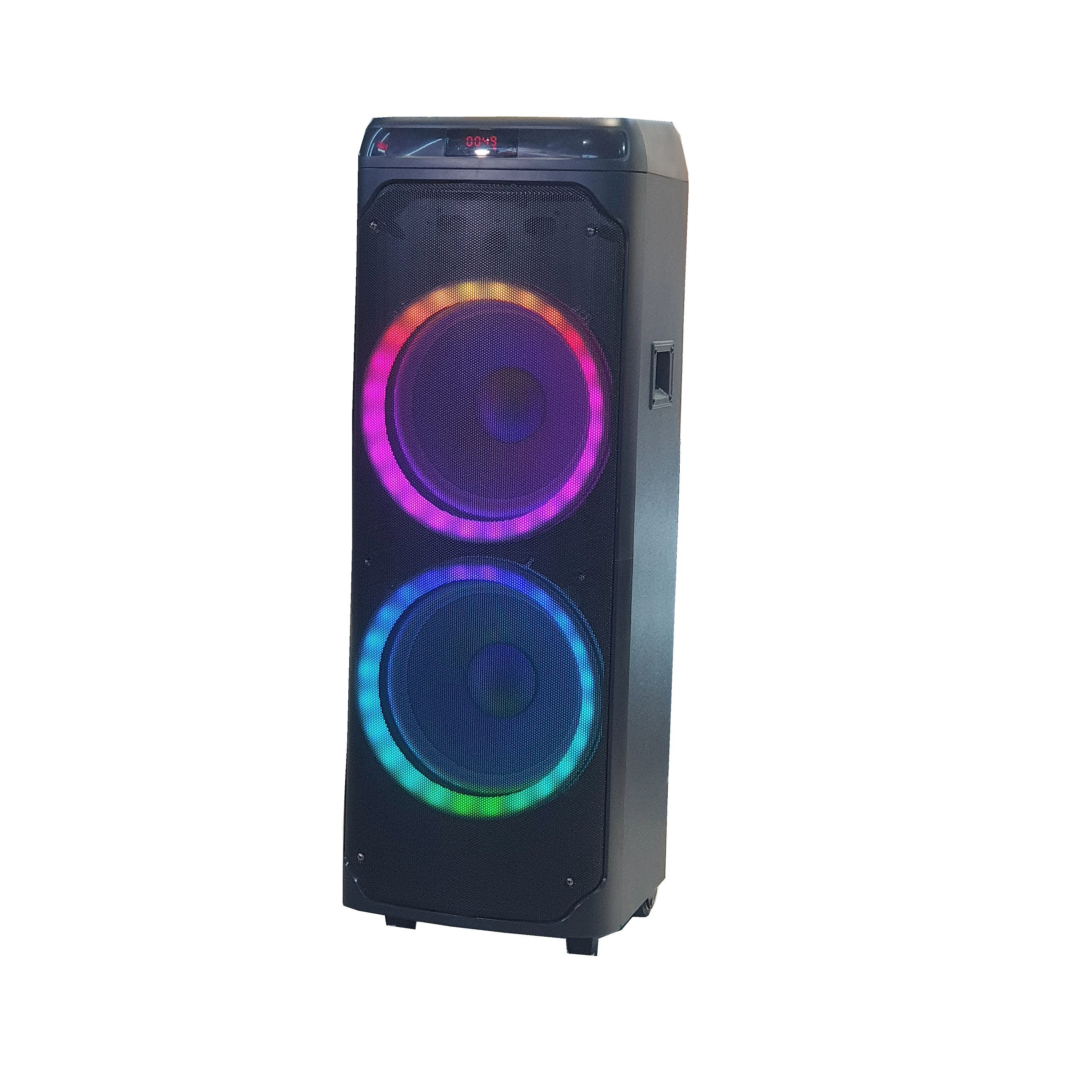 Manufacturer Big power 12 Inch 80 watts speaker with led display karaoke speaker for BT