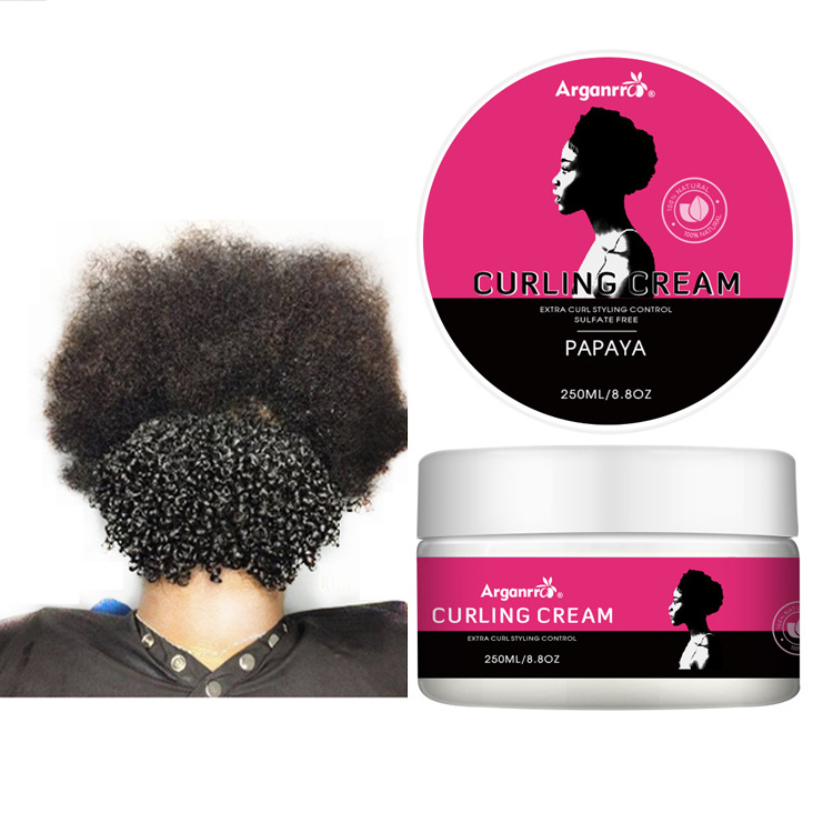 Keep 4C Curls Kinky Hair Moisturized Waved And Shine All Day Vegan Coconut Hair Cream Curl