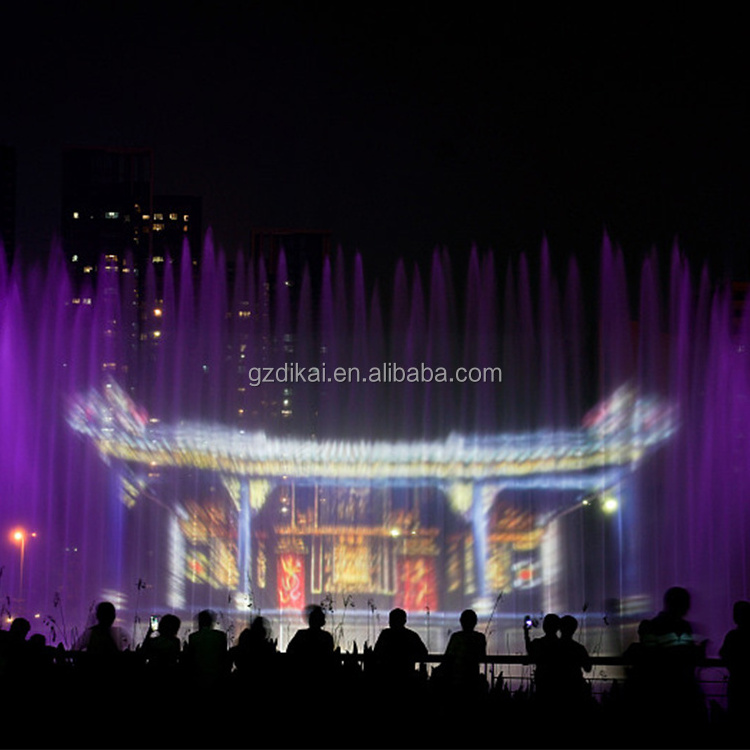 Free Design Floating 3D Effects Water Screen Movie Fountain Outdoor