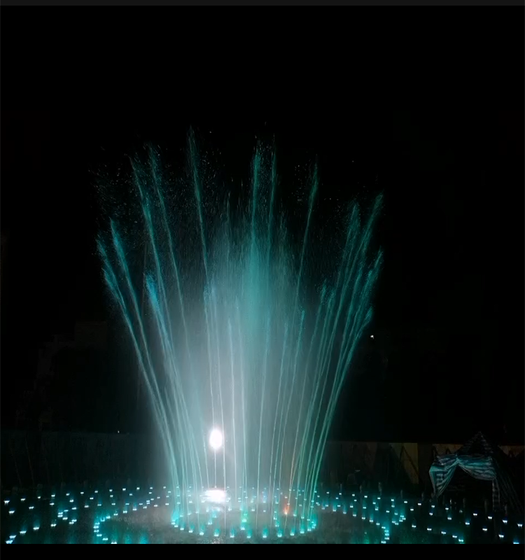 Free Customized Design  Programmed Controllable Musical Fountain Outdoor Pond