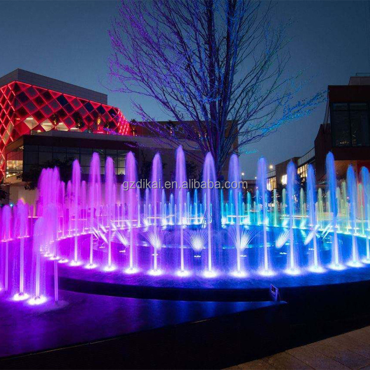 Free Design Funny Musical Dry Land Fountain With Lighting For Park Decoration