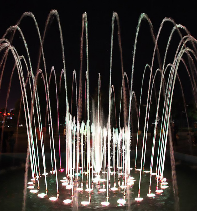 Free Customized Design  Programmed Controllable Musical Fountain Outdoor Pond