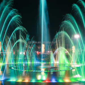 Free Design Funny Musical Dry Land Fountain With Lighting For Park Decoration