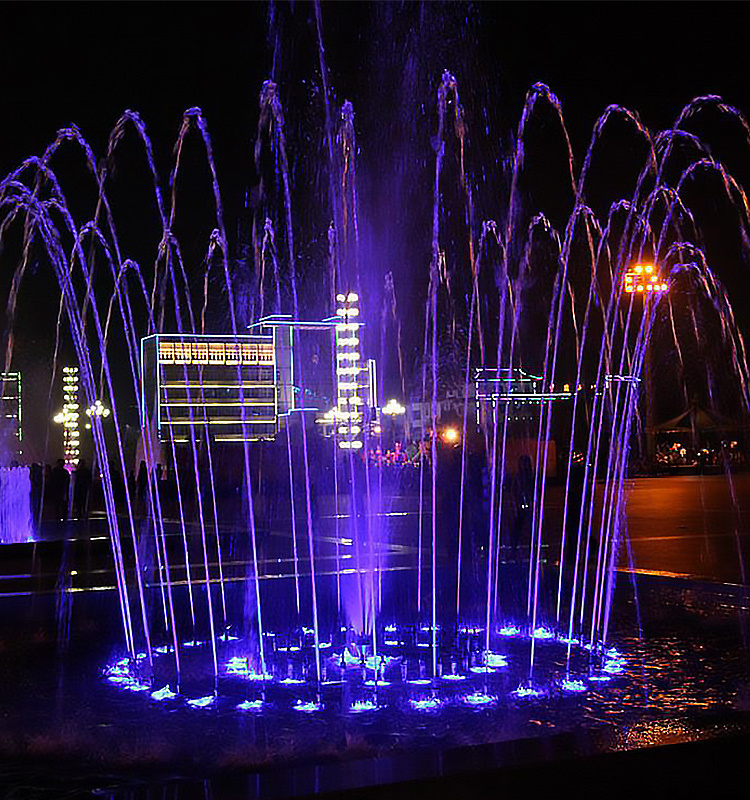 Free Customized Design  Programmed Controllable Musical Fountain Outdoor Pond