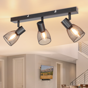 LED Ceiling Light Rotatable 3 Way Adjustable Modern Ceiling Spotlights for Kitchen Living Room Bedroom